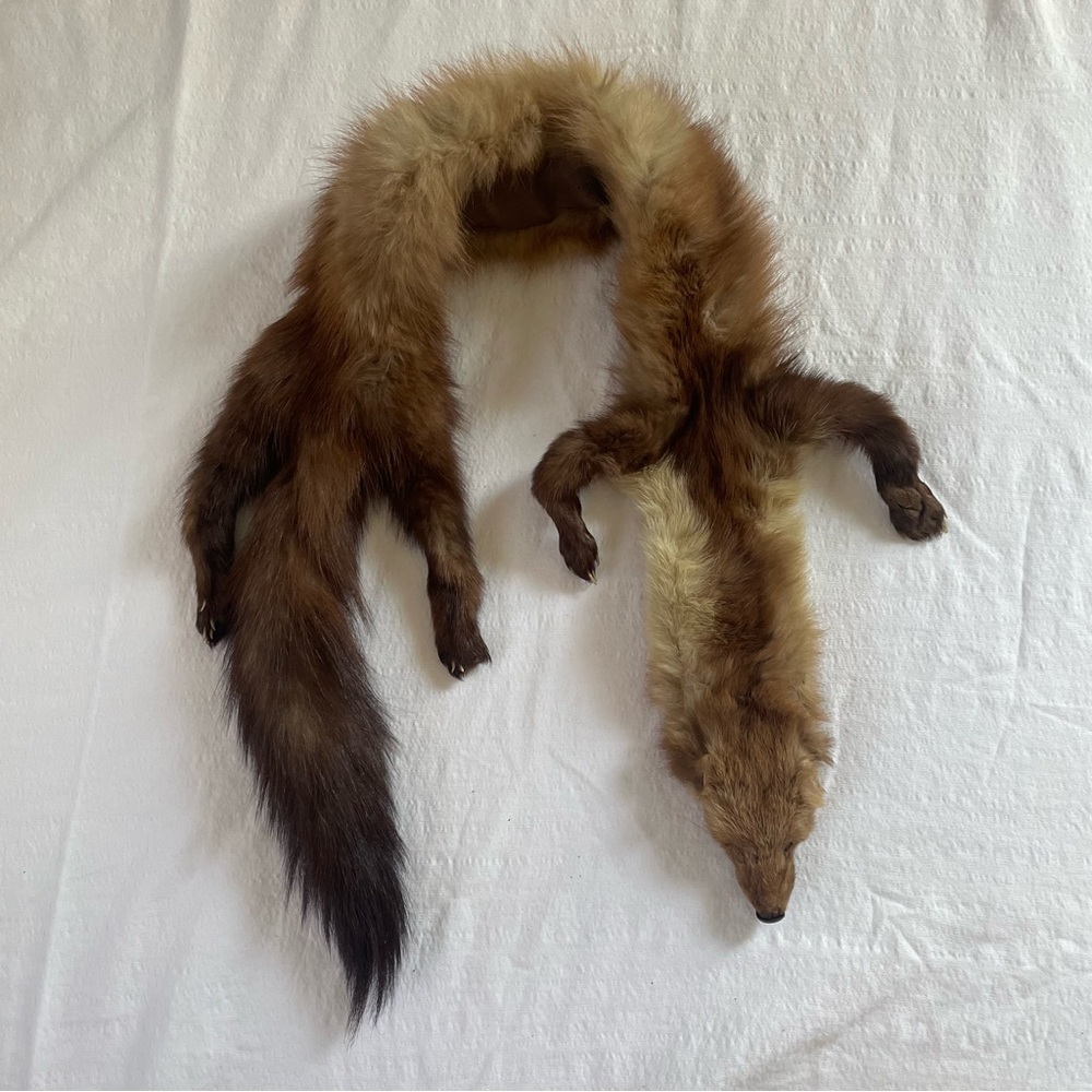 Vintage Fur Stole Scarf